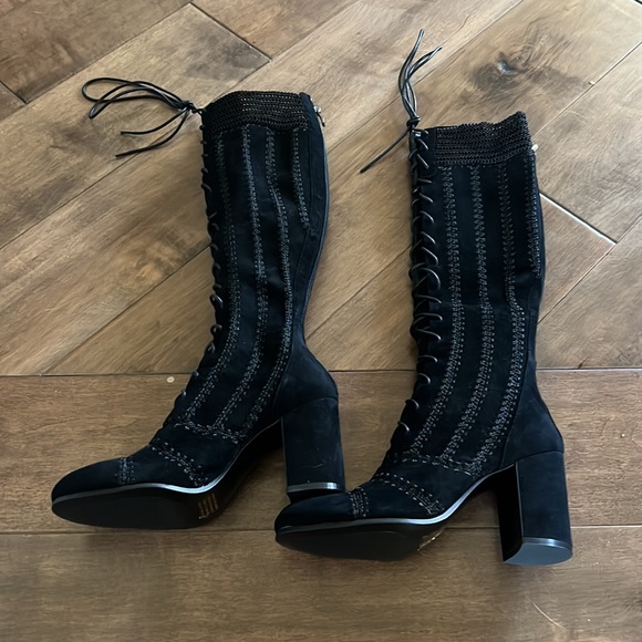 Free People x Silent D Blaire Lace-Up Boots US 8 - Picture 7 of 9
